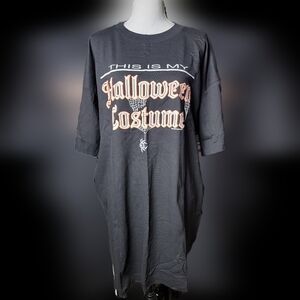 "This is My Halloween Costume" T Shirt Long Oversize Top